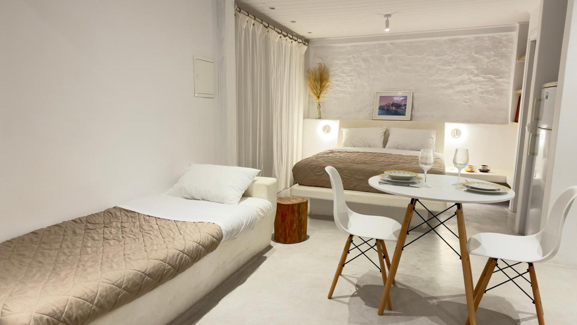 شقة Mykonos Tourlos Nests - Sea View Escape المظهر الخارجي الصورة
