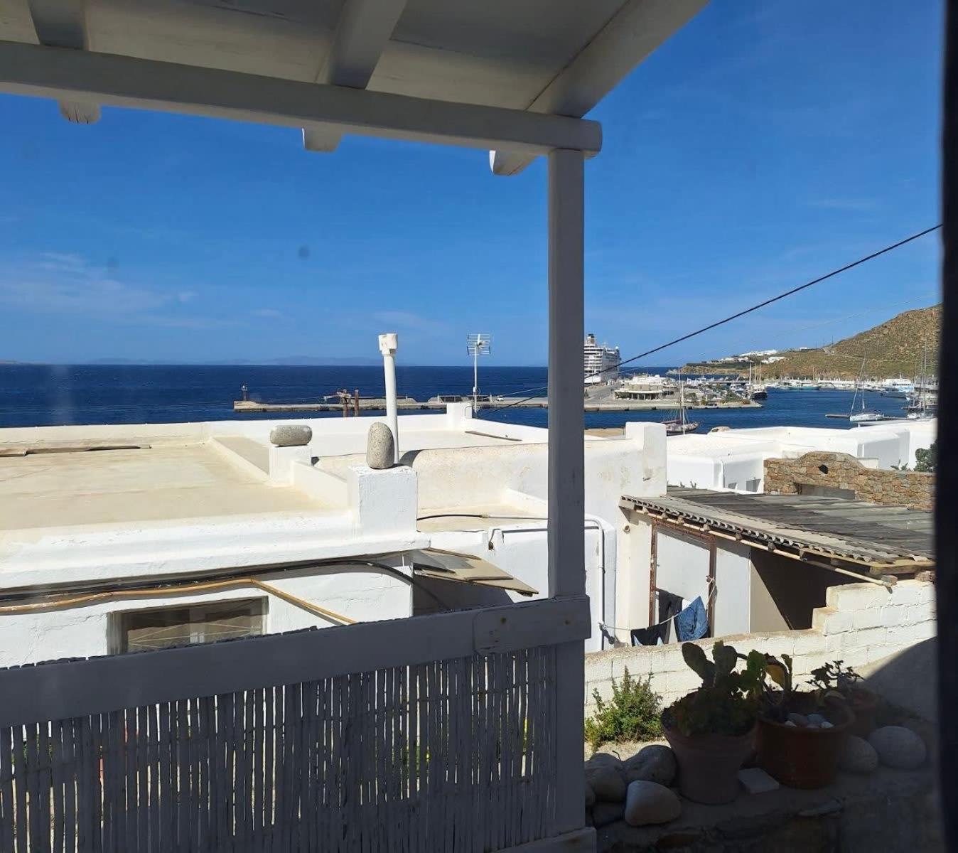 شقة Mykonos Tourlos Nests - Sea View Escape المظهر الخارجي الصورة