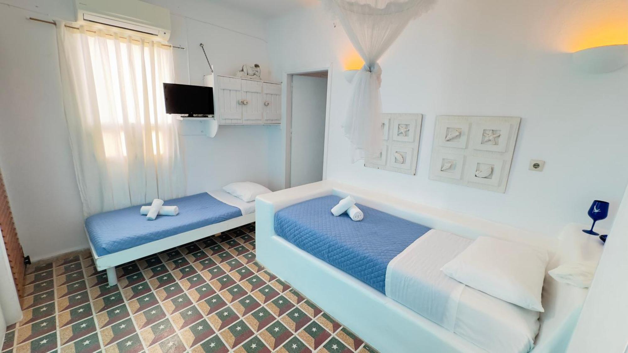 شقة Mykonos Tourlos Nests - Sea View Escape المظهر الخارجي الصورة