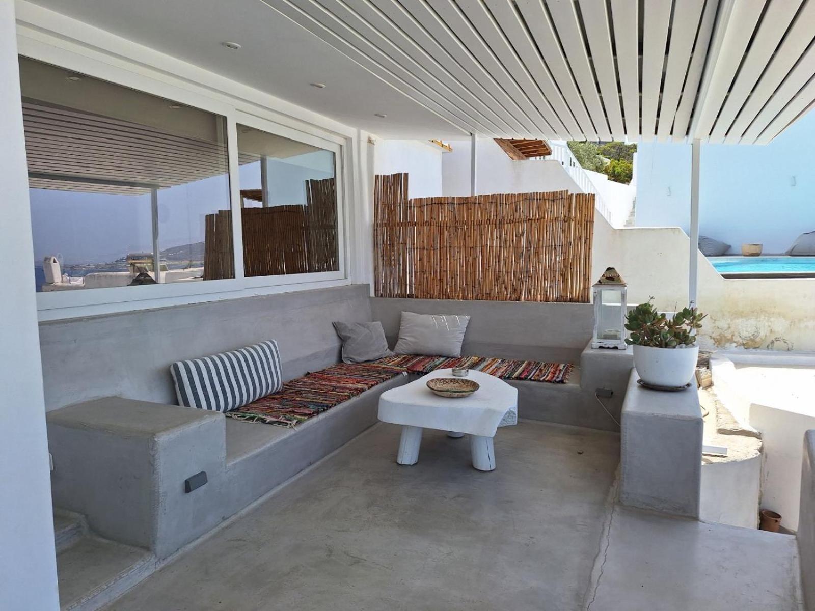 شقة Mykonos Tourlos Nests - Sea View Escape المظهر الخارجي الصورة